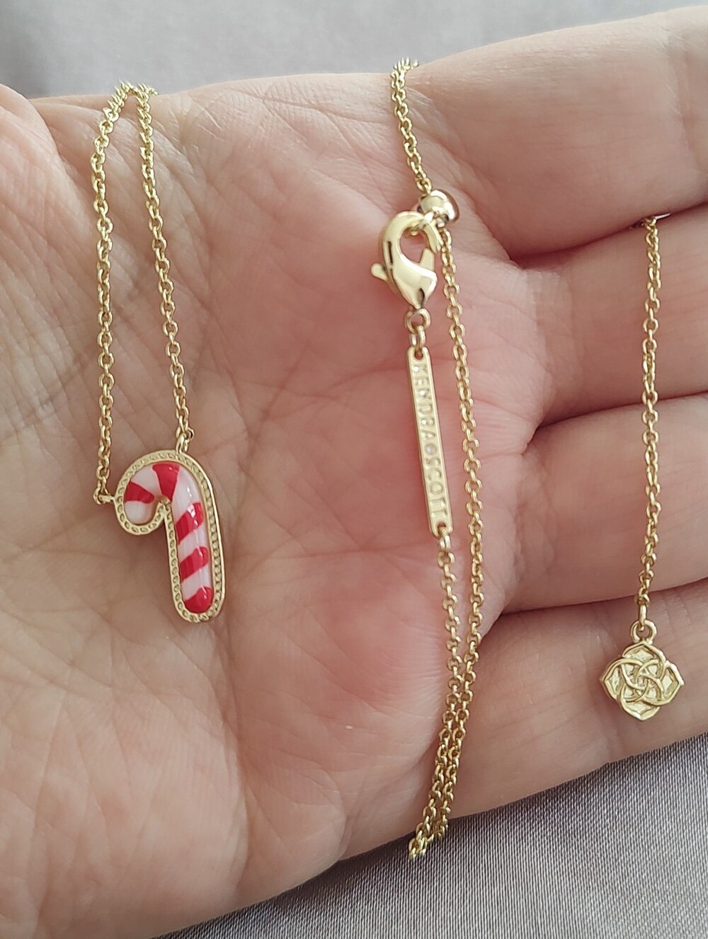 Kendra Scott Candy Cane Necklace